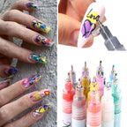 12pcs/Set Nail Art Graffiti Pen