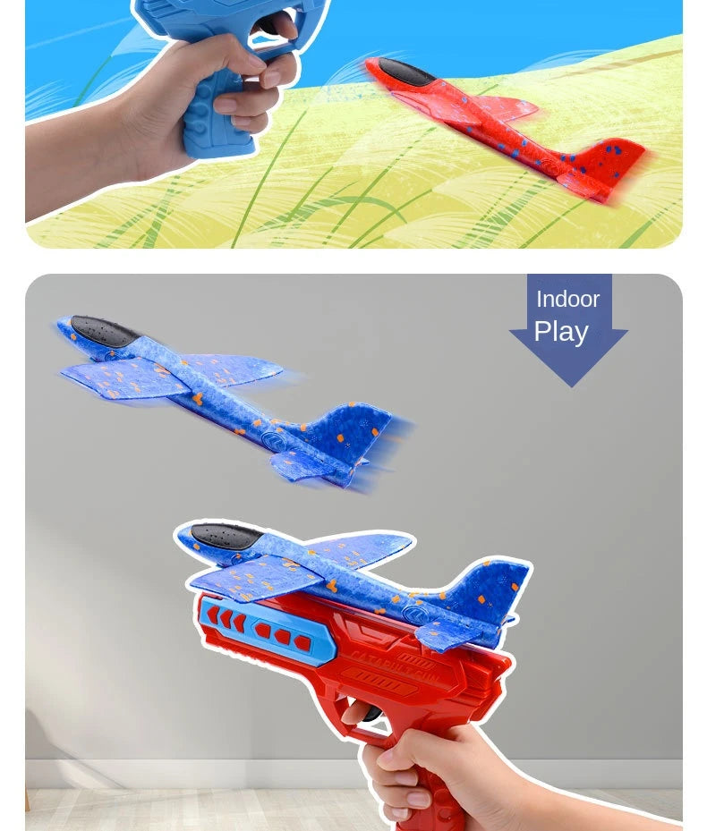 Children's Ejection Aircraft Toys Foam Aircraft Glider