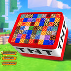 Mine World Magnetic building blocks toy storage box set