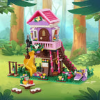 Creative Girls Friends Friendship House Building Blocks Summer Treehouse Camping Model Classic Girl's Princess Bricks Toy Gift