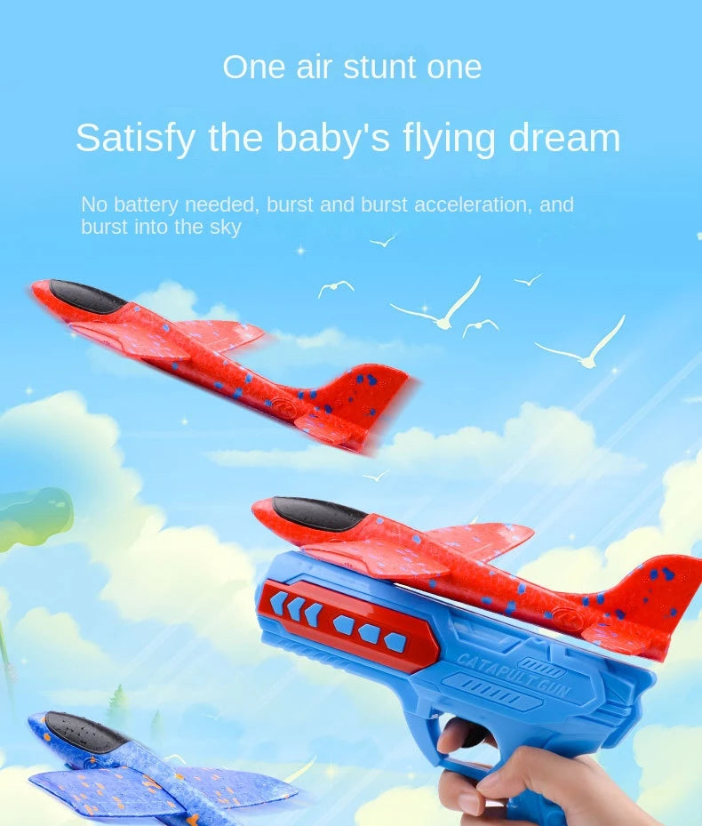 Children's Ejection Aircraft Toys Foam Aircraft Glider