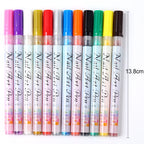 12pcs/Set Nail Art Graffiti Pen