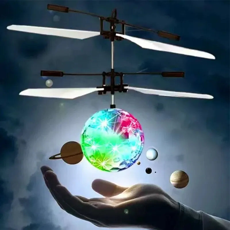 Led Light Suspension Crystal Ball Infrared Induction RC Gesture Control
