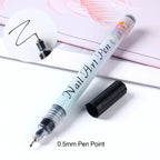 12pcs/Set Nail Art Graffiti Pen