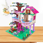 Creative Girls Friends Friendship House Building Blocks Summer Treehouse Camping Model Classic Girl's Princess Bricks Toy Gift