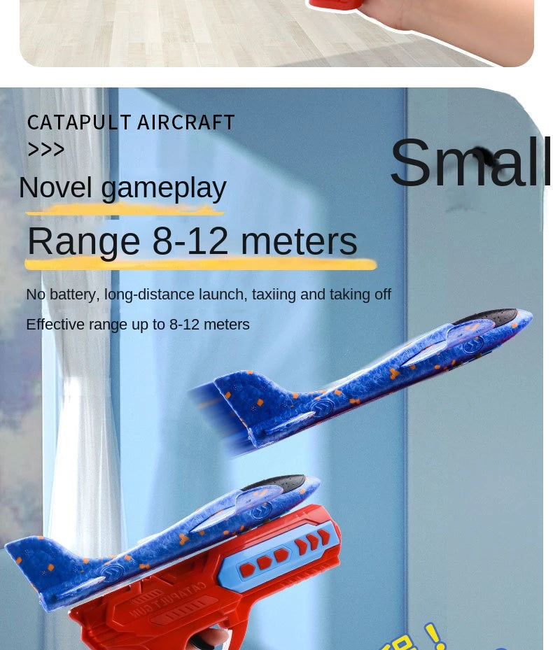Children's Ejection Aircraft Toys Foam Aircraft Glider