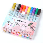 12pcs/Set Nail Art Graffiti Pen