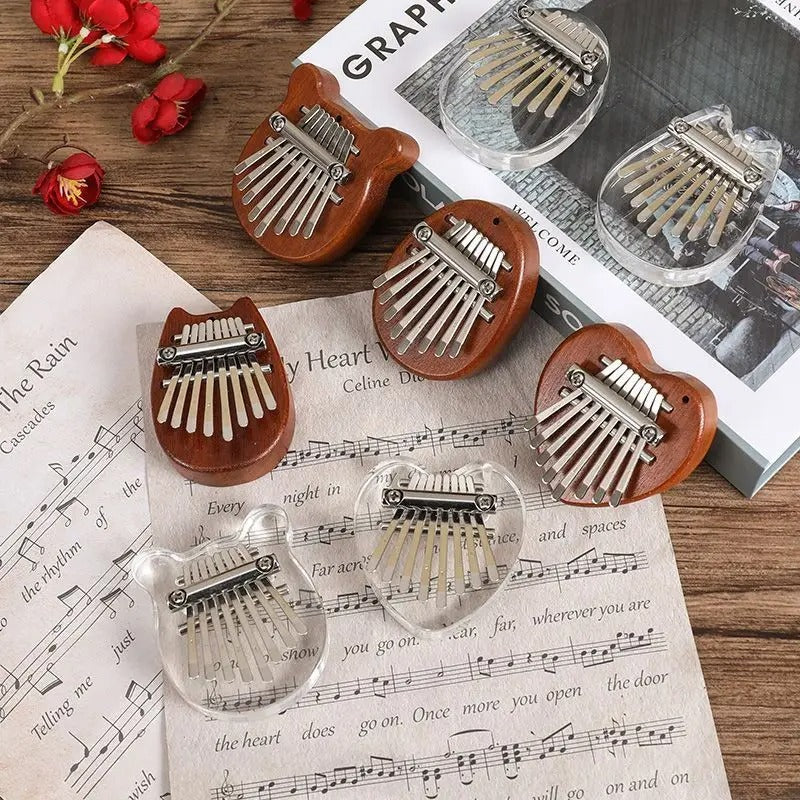 8 Key Mini Wooden Kalimba